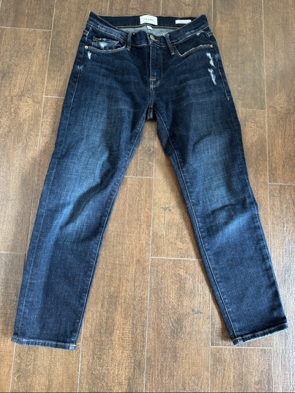 Frame Denim Le Garcon crop